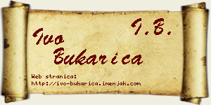 Ivo Bukarica vizit kartica